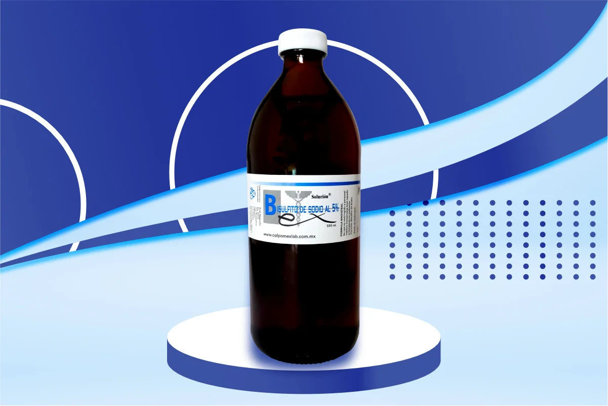 Solución de Bisulfito de Sodio al 5% (frasco de 500 ml)